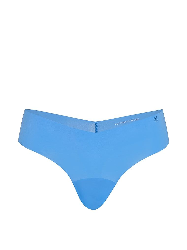 Tanga fără cusură. Produsul este albastru și provine din colecția No-Show.
