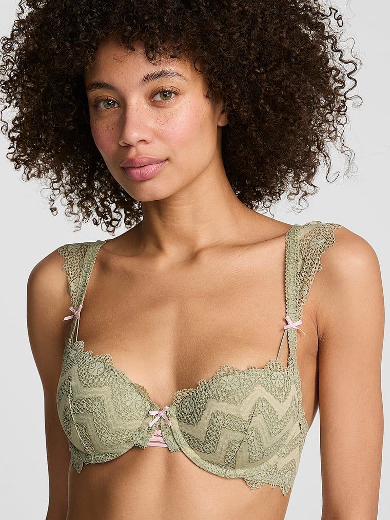 Sutien balconette push-up PINK Wink