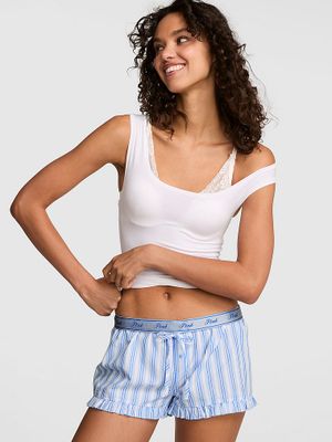Pantaloni scurți de pijama lejeri din bumbac