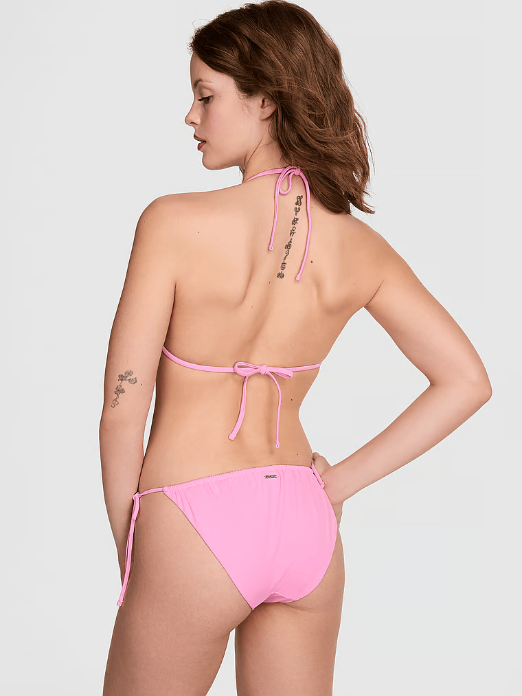 Chiloți Bikini Cheeky cu legare în lateral