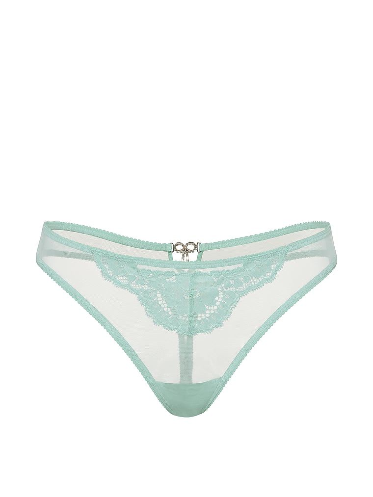 Tanga Twinkle Bow. Produsul este albastru și provine din colecția Dream Angels.