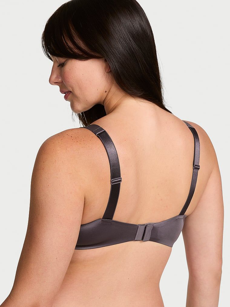 Sutien push-up Shine Strap. Produsul este de culoare gri și provine din colecția Very Sexy.