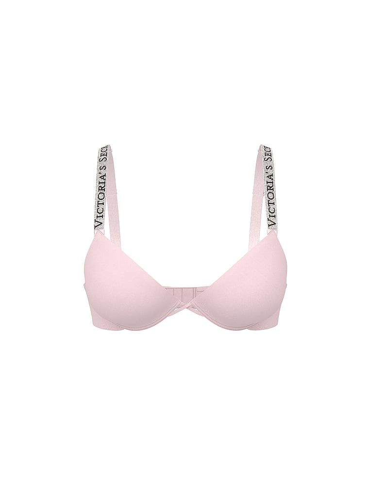 Sutien push-up Shine Strap. Produsul este roz și provine din colecția Very Sexy.