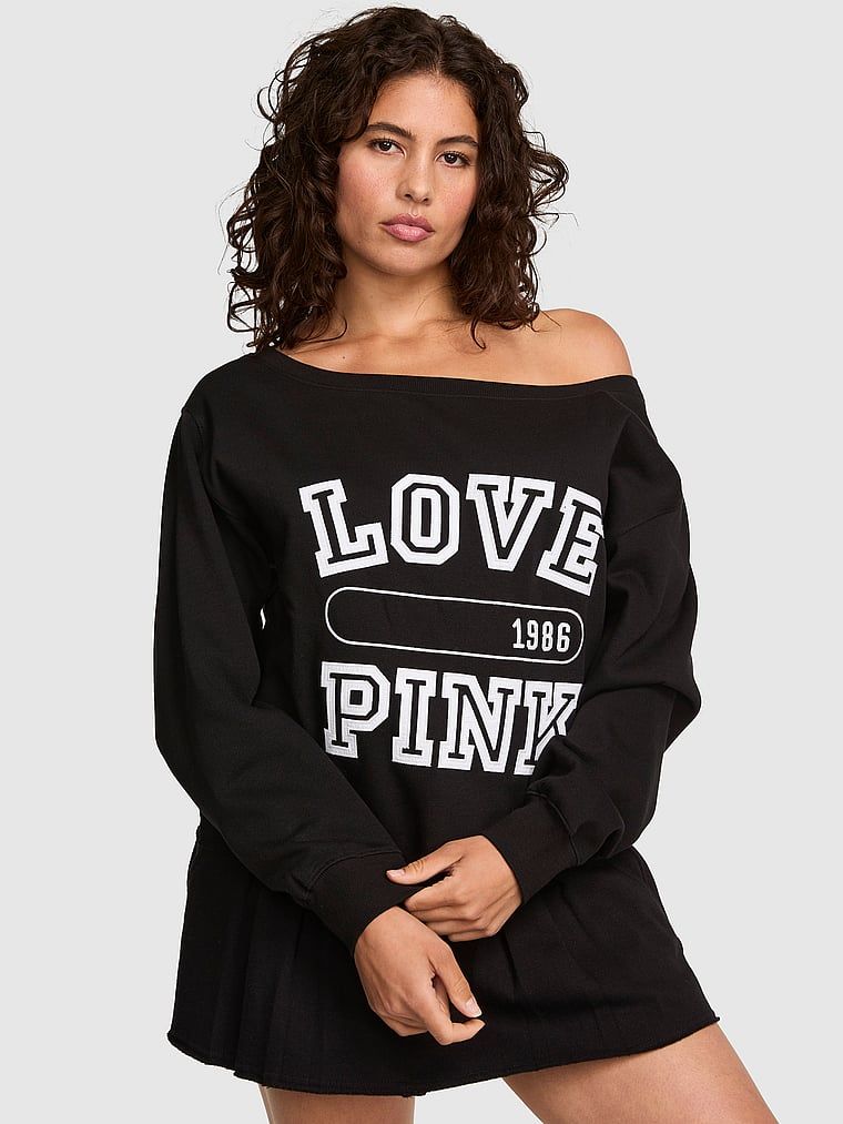 Bluză reiată pe umeri Campus Fleece