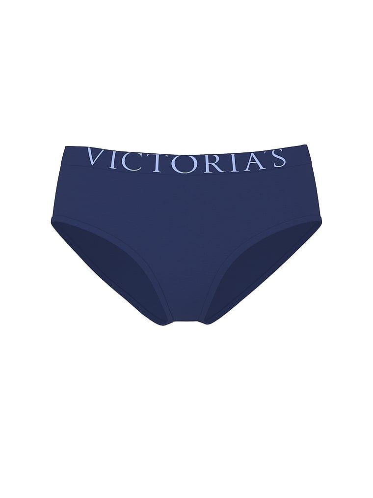 Chiloți de bumbac Logo Exploded Hiphugger. Produsul este de culoare albastră și provine din colecția Bumbac.