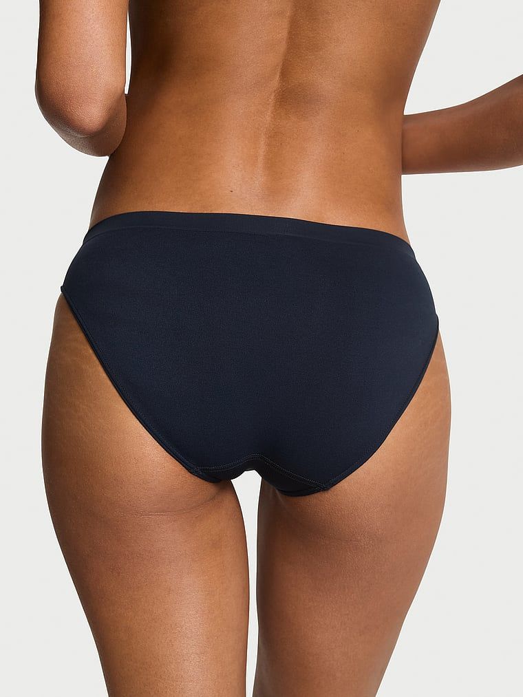 Chiloți de bikini fără cusături. Produsul este albastru și provine din colecția Seamless (Seamless Collection).