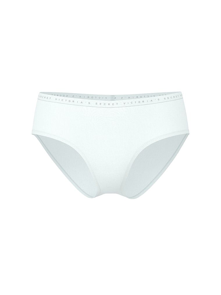 Chiloți din bumbac cu hiphugger. Produsul este albastru și provine din colecția Victoria's Secret.