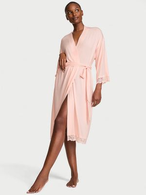 Victoria's Secret Halat SoSoft din modal cu margine din dantelă
