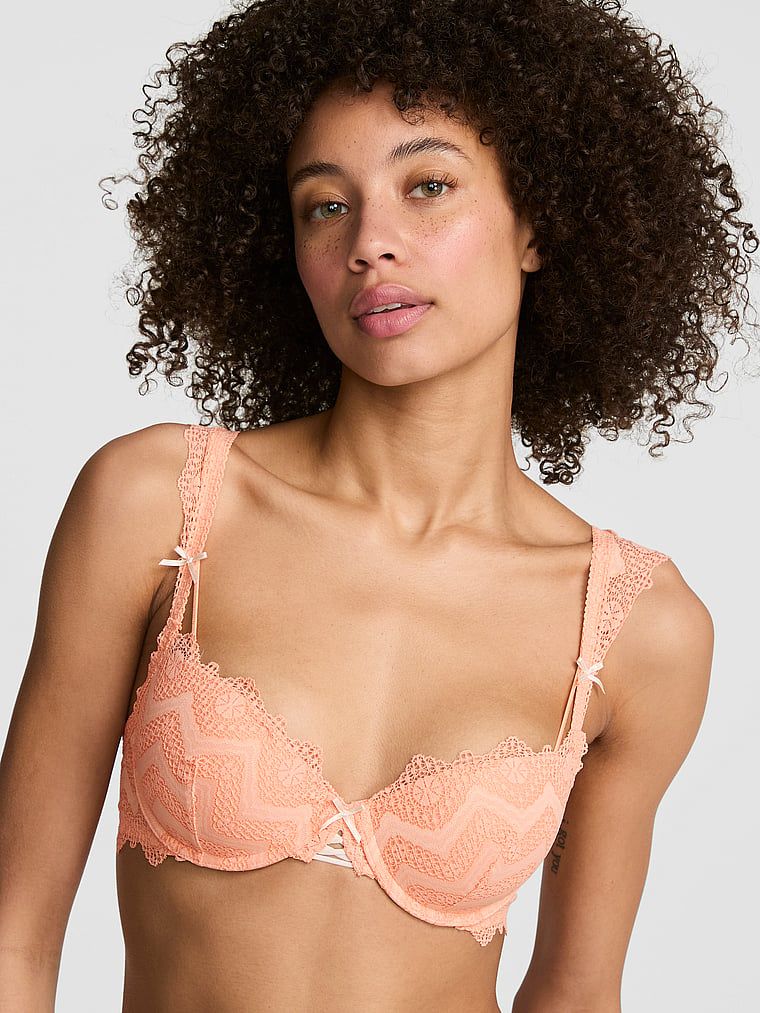 Sutien balconette push-up PINK Wink