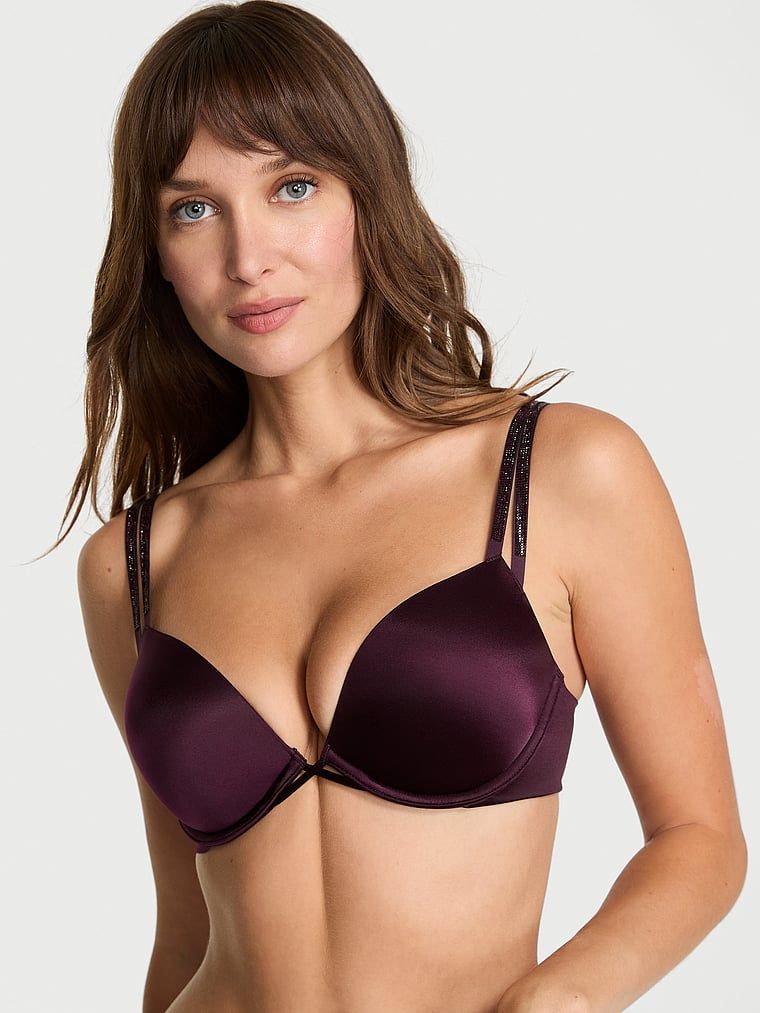 Very Sexy Sutien Push-Up Bombshell Add-2-Cups Double Shine Strap