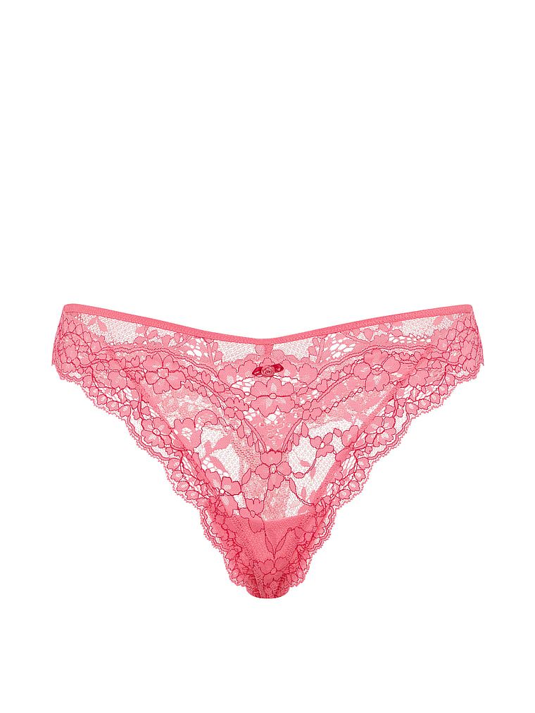 Tanga din dantelă. Produsul are o culoare multicoloră și provine din colecția Dream Angels.