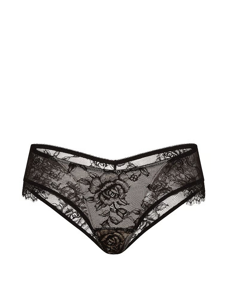 Peste chiloți Cheeky din dantelă. Produsul este de culoare bej și provine din colecția Very Sexy.
