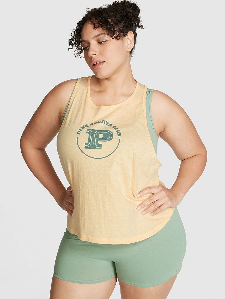 Maiou din bumbac, cu partea din spate Racerback