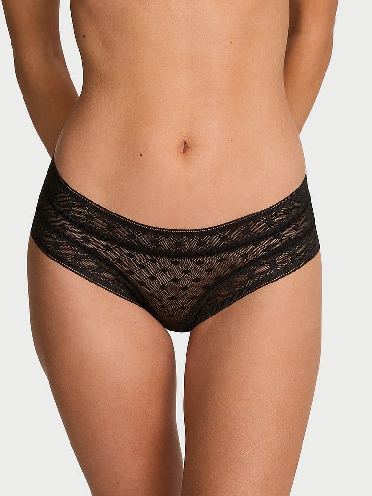 Lacie Chiloți Cheeky din dantelă, cu model geometric cu buline