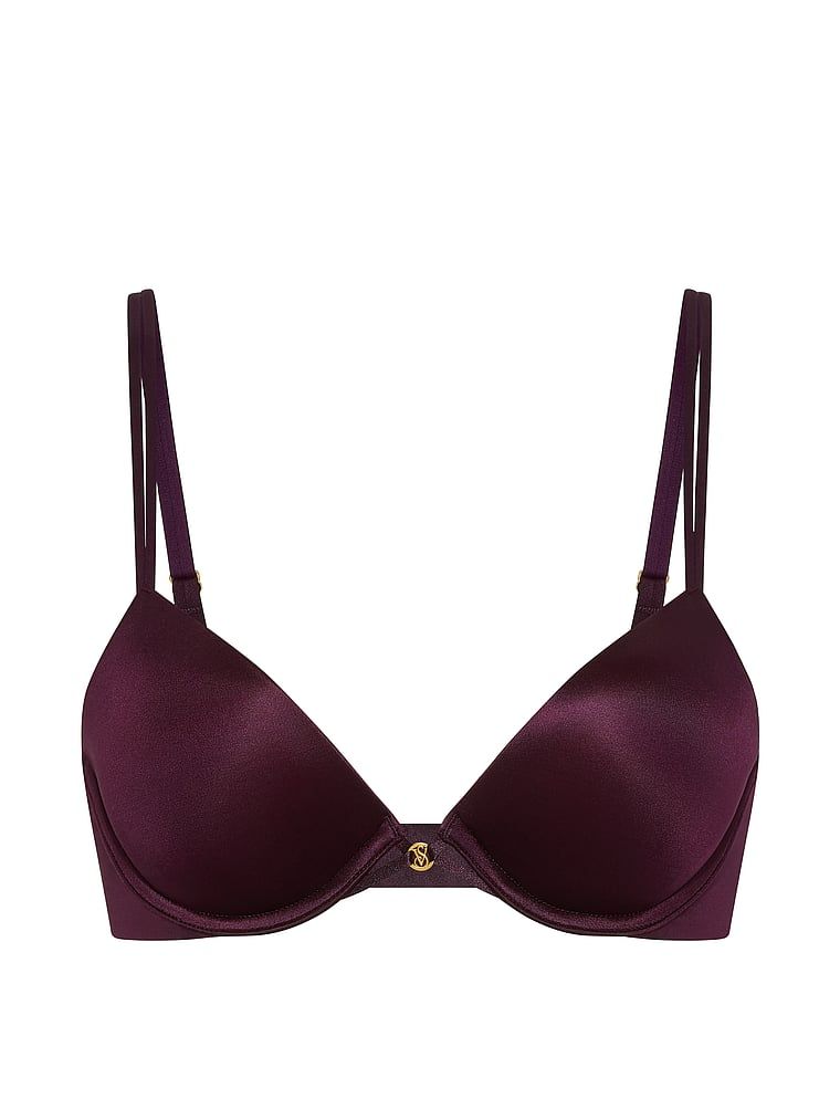 Sutien neted cu push-up. Produsul este de culoare mov și provine din colecția Very Sexy.