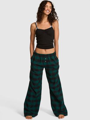 PINK Pantaloni de pijama Favorite Flannel din flanel
