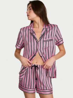 Victoria's Secret Set pijama scurtă Signature din satin