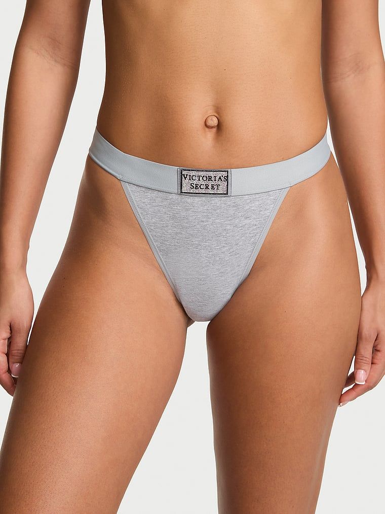 Cotton Chiloți Brief model anii '90 din bumbac, cu logo și aplicație strălucitoare