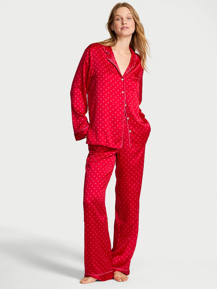 Victorias Secret Set pijama lungă din satin Glazed