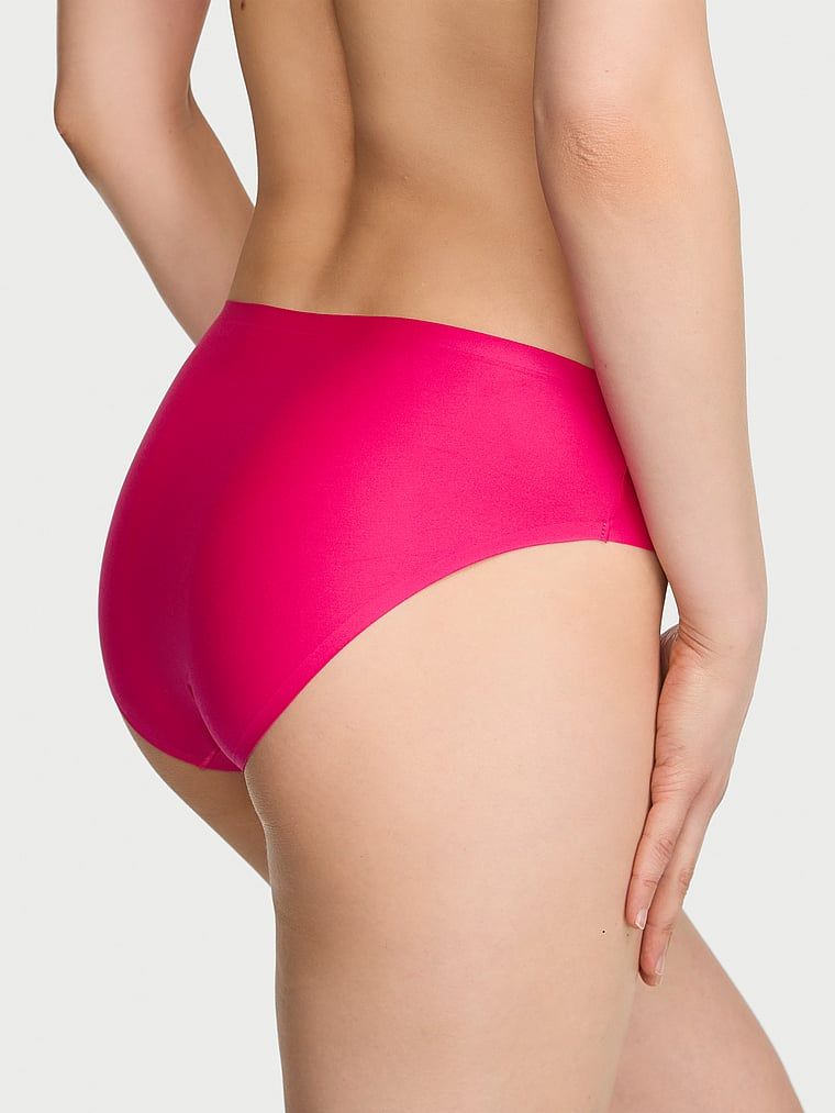 Chiloți de bikini din microfibră Flex. Produsul este roz și provine din colecția Body by Victoria.