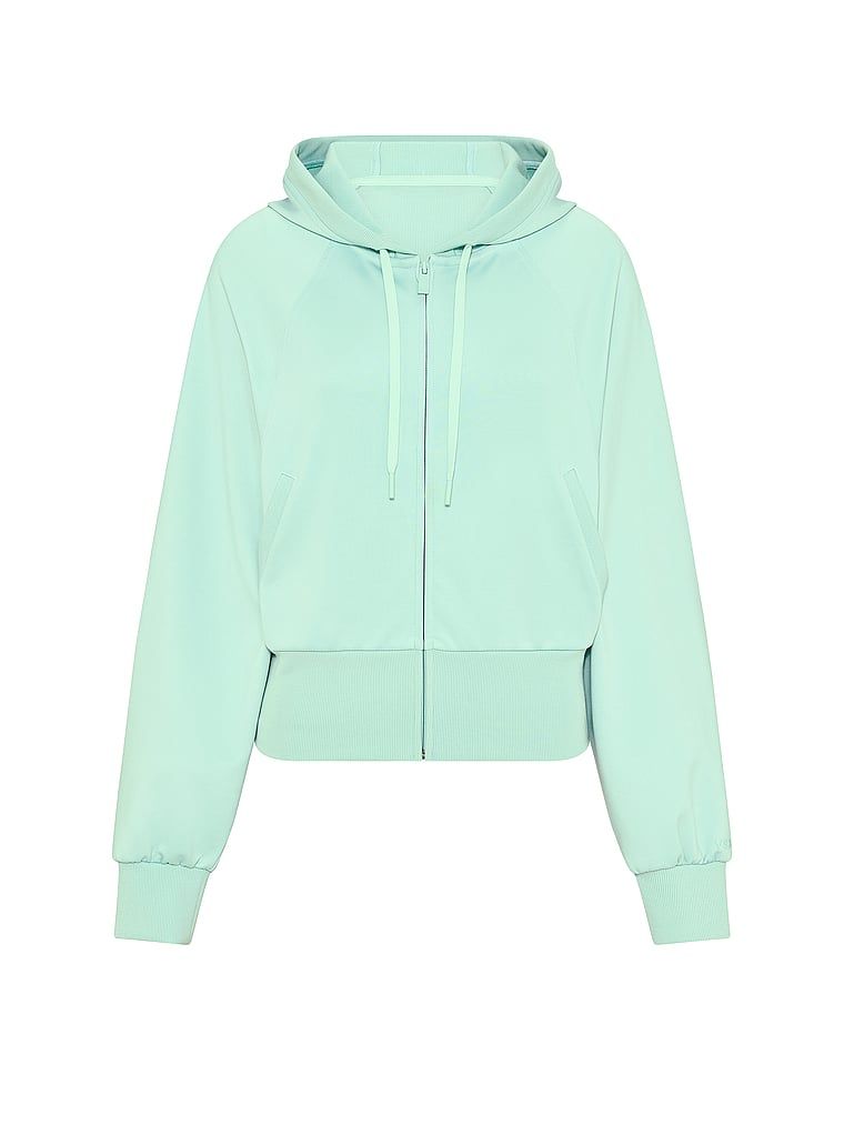 Hanorace VSX cu fermoar. Produsul este de culoare verde și provine din colecția VSX.