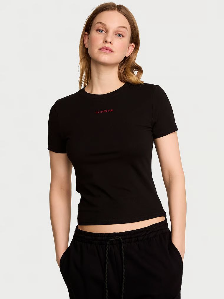 Angel Essentials Tricou mulat din bumbac elastic