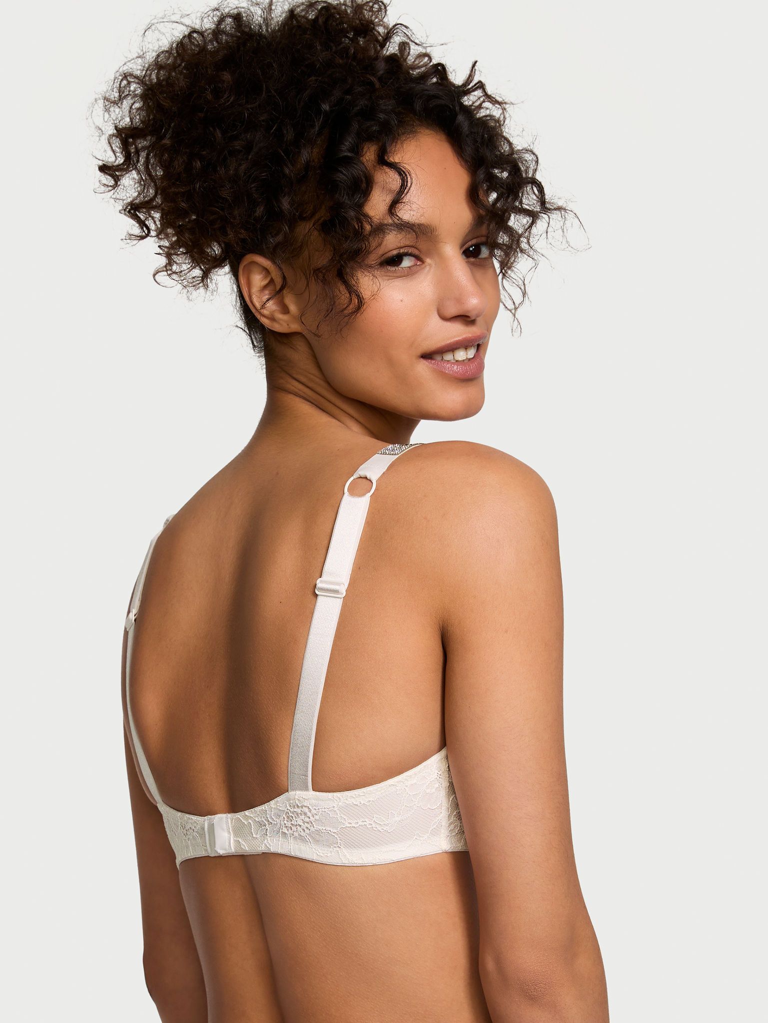 Bustieră Bralette din dantelă Shine Strap