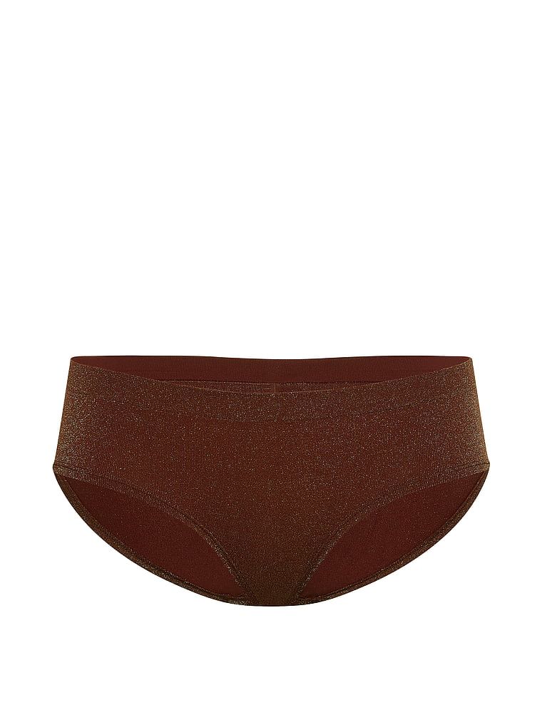 Chiloți din material lucios Shimmer Hiphugger. Produsul este de culoare maro și provine din colecția Seamless (Seamless Collection).