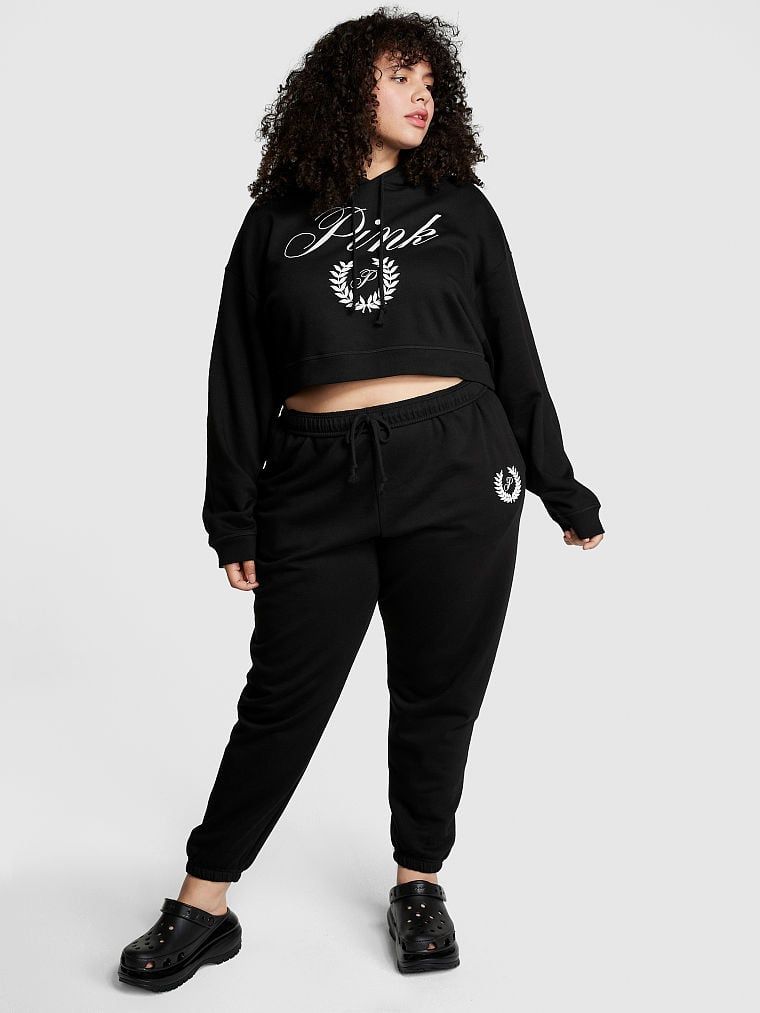 Pantaloni pentru sport cu talie înaltă Everyday din material fleece