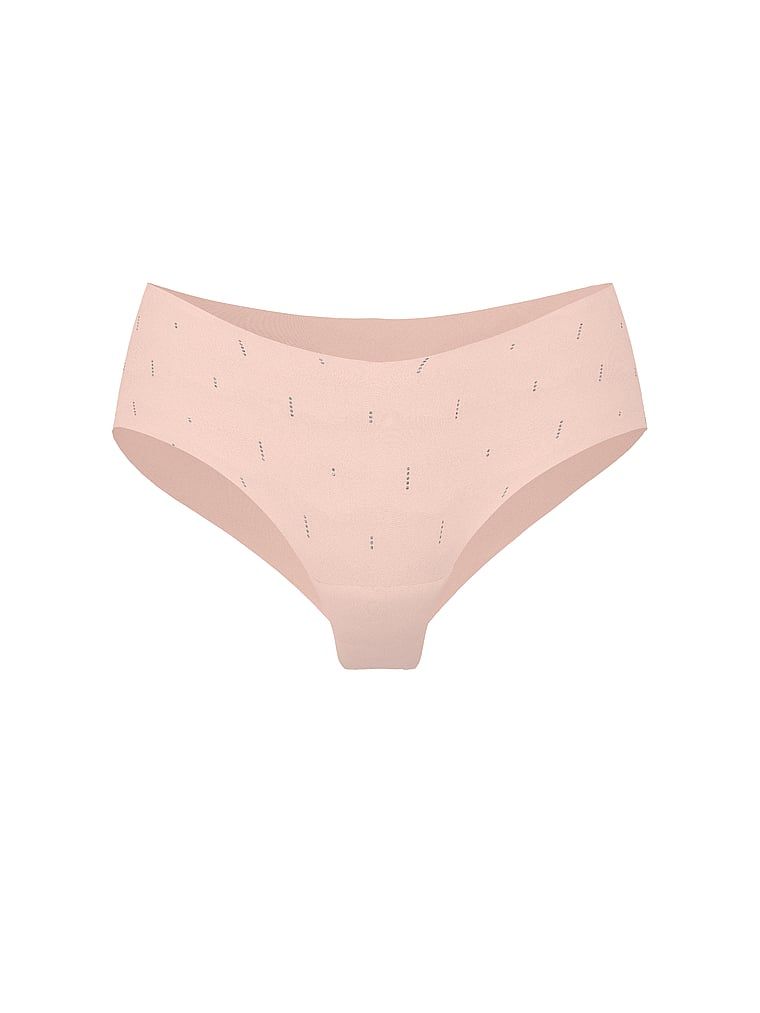 Chiloți fără cusături No-Show Sparkle Cheeky. Produsul este de culoare roz și provine din colecția No-Show.