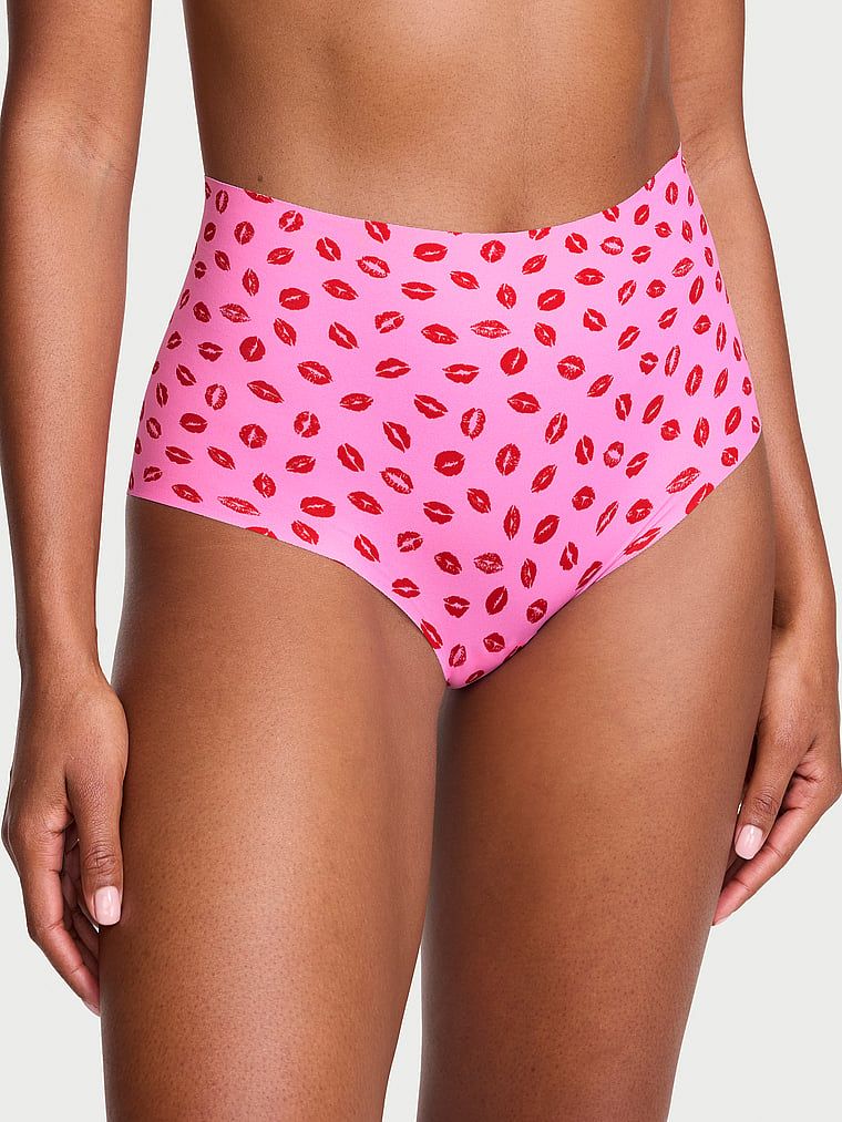 Chiloți fără cusături cu talie înaltă, absent. Produsul este modelat și provine din colecția No-Show.