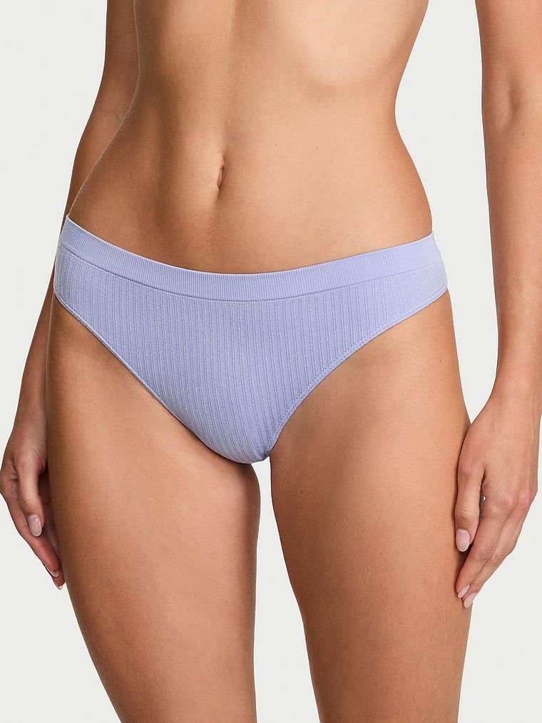 Tanga, coaste transparente fără cusură. Produsul este de culoare mov și provine din colecția Seamless (Seamless Collection).