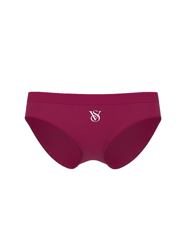 Chiloți cu logo strălucitor Seamless Sparkle Bikini. Produsul este de culoare roz și provine din colecția Seamless