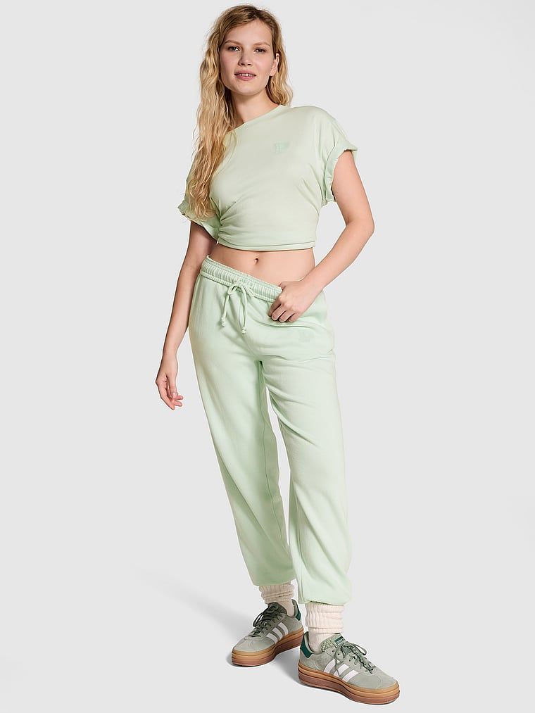 Pantaloni pentru sport Ivy Campus din material fleece