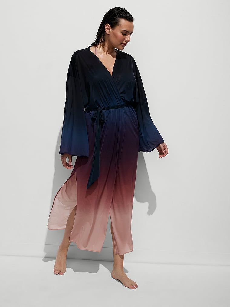 Victorias Secret Halat lung Siren Sunset Ombré