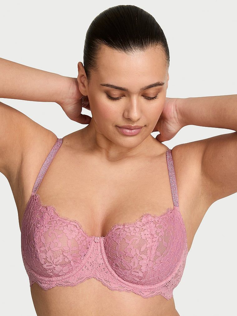 Dream Angels Sutien Balconette Wicked Twinkle din dantelă, cu bretele, fără căptușeală