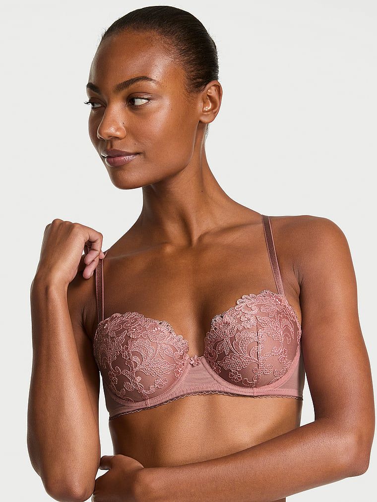 Dream Angels Sutien Demi cu căptușeală subțire și cu broderie Vintage Blossom