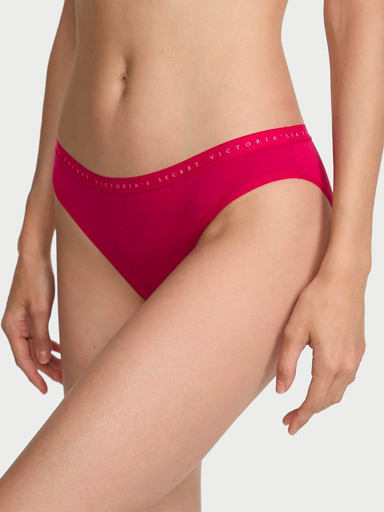 Victoria's Secret Chiloți Bikini din bumbac extensibil