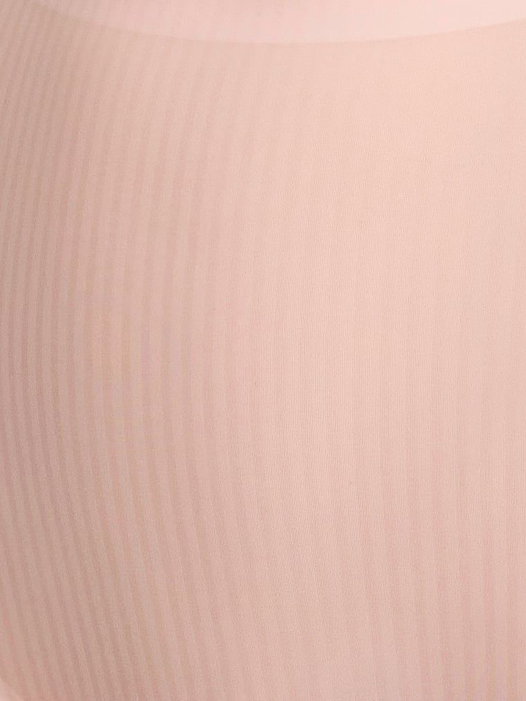 Chiloți Flex Shadow Stripe cu talie înaltă. Produsul este roz și provine din colecția Body by Victoria.