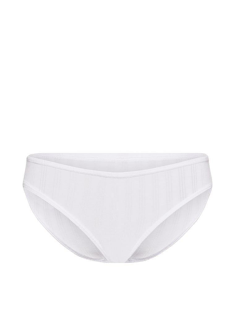 Chiloți făcuți din modalul Ultra-Fine Bikini. Produsul este alb și provine din colecția Victoria's Secret.