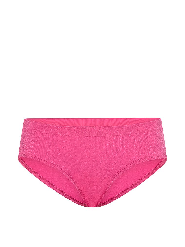 Chiloți din material lucios Shimmer Hiphugger. Produsul este roz și provine din colecția Seamless (Seamless Collection).