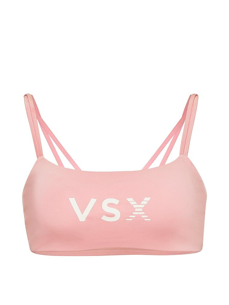Sutien sport VSX Elevate. Produsul este roz și provine din colecția VSX.