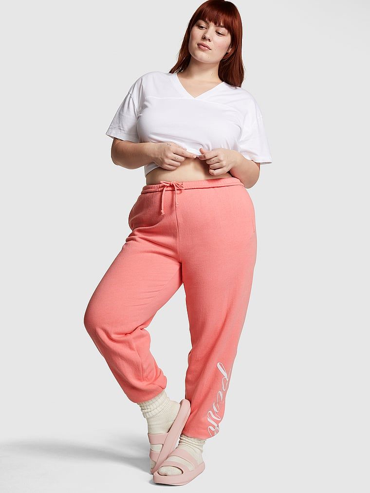 Pantaloni lejeri pentru sport Ivy din material Fleece