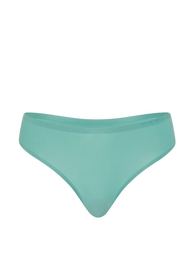 Tanga din microfibră Flex. Produsul este albastru și provine din colecția Body by Victoria.