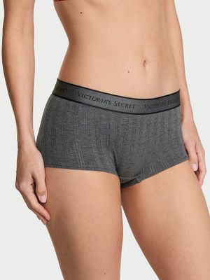Cotton Chiloți Boyshort cu logo, din modal ultra-fin