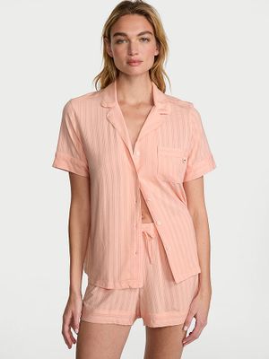 Victoria's Secret Set pijama scurtă din modal foarte fin