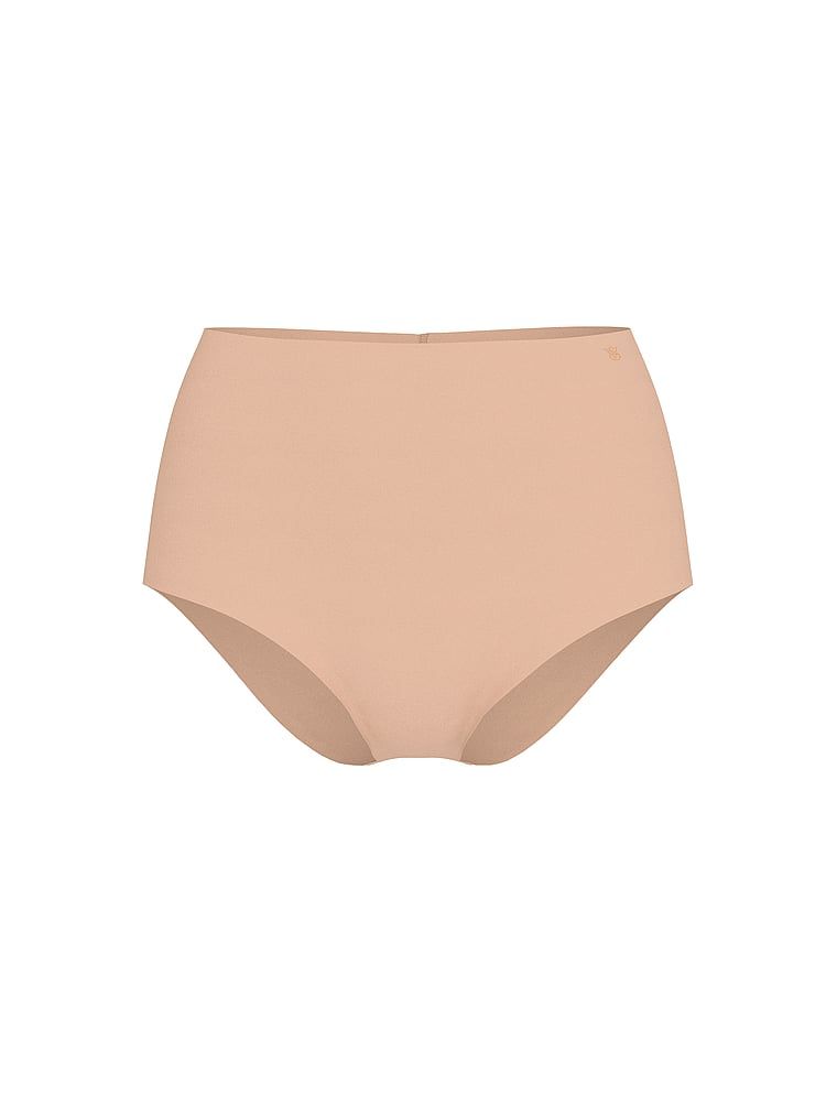 Chiloți fără cusături cu talie înaltă No-Show. Produsul este de culoare bej și provine din colecția No-Show.
