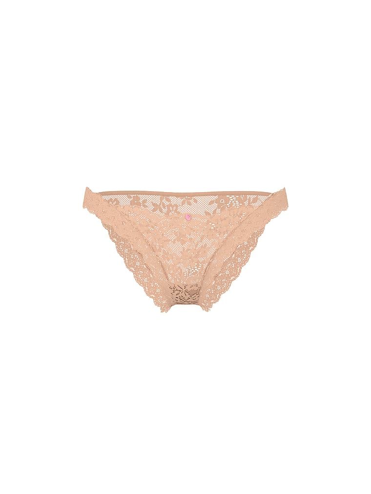 Chiloți din dantelă Bikini din dantelă. Produsul este bej și provine din colecția Dream Angels.