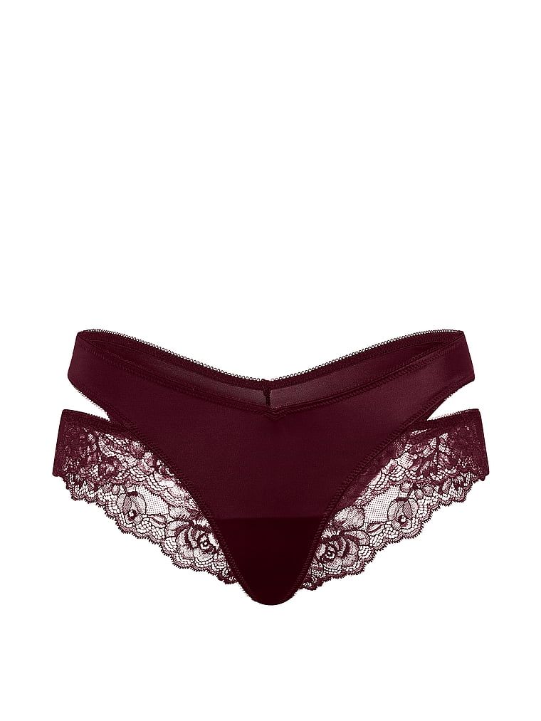 Chiloți din dantelă cu decupaje pe laterale Cut-Out Cheeky. Produsul este roz și provine din colecția Very Sexy.