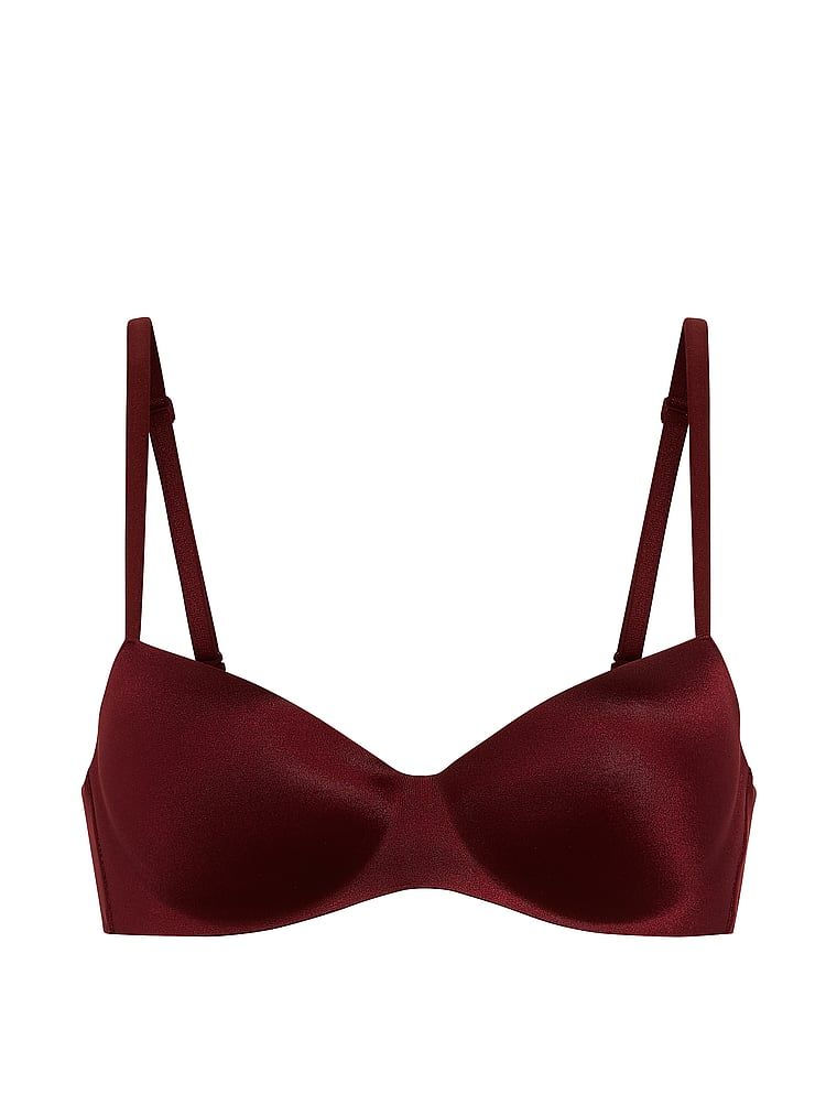Sutien ușor căptușit, cu balconet FlexFactor. Produsul este de culoare maro și provine din colecția Body by Victoria.